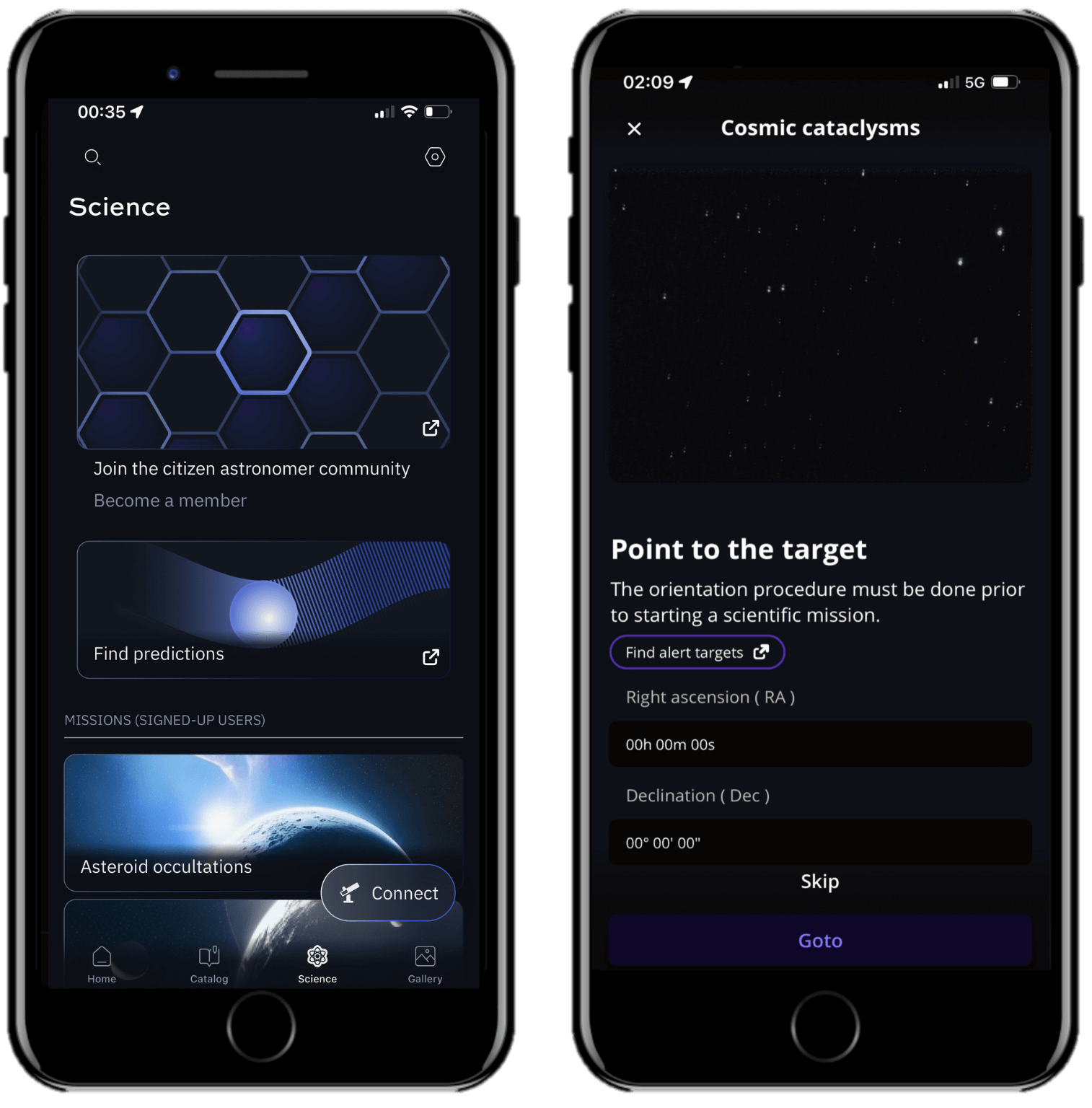 Capture The Universe use cases