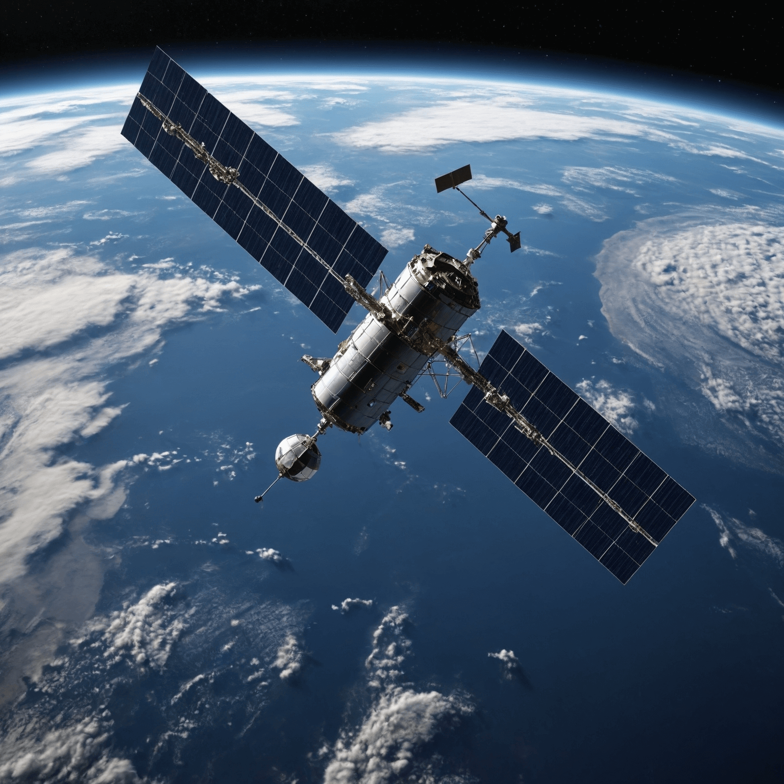 You can see the AI generated this satellite with a little disco ball. Reflections could be mitigated by not including such things in the design. This is the kind of quality feedback astronomers can provide (I'm kidding please listen to us).